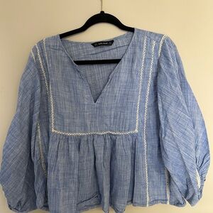 Blue Zara Women Top size XL